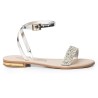 Price Shoes Sandalias Brillantes Mujer 4822607PLATA