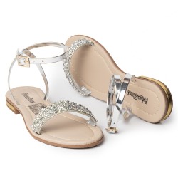 Price Shoes Sandalias Brillantes Mujer 4822607PLATA