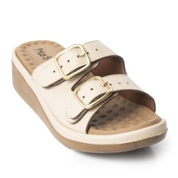 Price Shoes Sandalias Confortables Mujer 6922603-2BEIGE