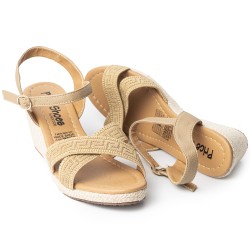 Price Shoes Sandalias Con Plataforma Mujer 692A219BEIGE
