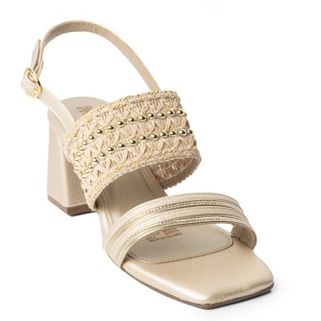Price Shoes Sandalias Elegantes Mujer 4423256CHAMPANA