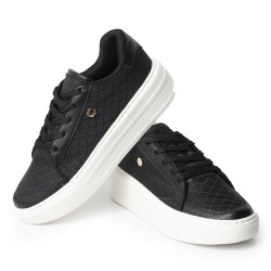 Price Shoes Tenis Urbanos Mujer 252D-03NEGRO
