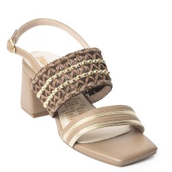 Price Shoes Sandalias Tacón Bloque Mujer 4423256CAFE
