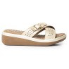 Price Shoes Sandalias Confortables Mujer 6922526CHAMPANA