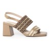 Price Shoes Sandalias Tacón Bloque Mujer 4423256CAFE
