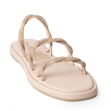 Price Shoes Sandalias Brillantes Mujer 902HC-26NUDE