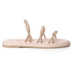Price Shoes Sandalias Brillantes Mujer 902HC-26NUDE