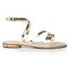 Price Shoes Sandalias Elegantes Mujer 4822613CHAMPANA