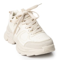 Price Shoes Tenis Urbanos Mujer 822747BEIGE