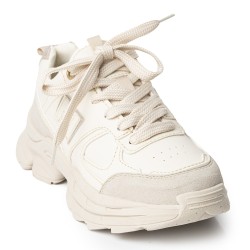 Price Shoes Tenis Urbanos Mujer 822747BEIGE