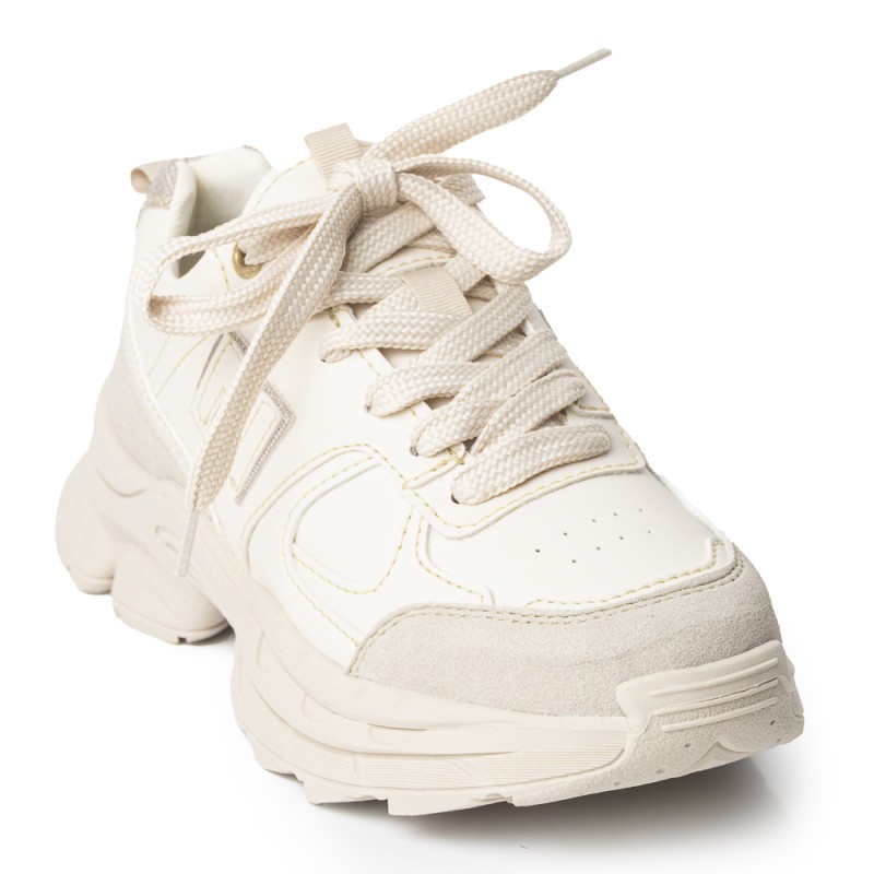 Price Shoes Tenis Urbanos Mujer 822747BEIGE
