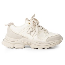 Price Shoes Tenis Urbanos Mujer 822747BEIGE