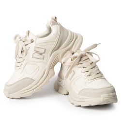 Price Shoes Tenis Urbanos Mujer 822747BEIGE