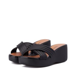 Plataforma para mujer Beira Rio 0228455-304NEGRO