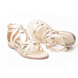 Price shoes Sandalias Planas Mujer 302E354CHAMPANA