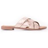 Priceshoes Sandalia Plana para dama 692V223OROROSA