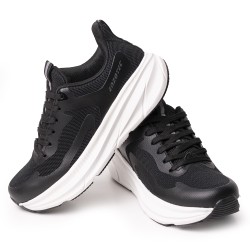 Price Shoes Tenis Deportivo para Mujer 702E6801W02NEGRO