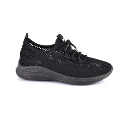 Priceshoes Tenis Deportivos Para Mujeres 702F0901NEGRO