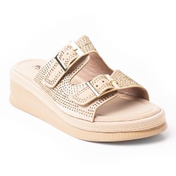 Price Shoes Sandalias Para Dama 692P14CHAMPANA