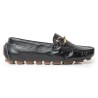 Sky Walk Mocasines Clásicos en Cuero 712051NEGRO