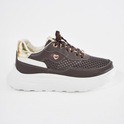 Price Shoes Tenis Urbanos Mujer 352CRISTALCHOCOLATE