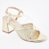 Price Shoes Tacones Elegantes Mujer 4423282CHAMPANA