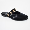 Price Shoes Sandalias tipo mule planas con estilo para mujer 182BE268NEGRO