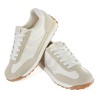 Sky Walk Tenis de estilo retro para mujer 622PSTP4007BEIGE