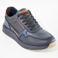 Sky Walk Tenis urbanos de moda para hombre 663140635NEGRO