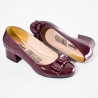 Price Shoes Tacones casuales con moño mujer 9723058VINO