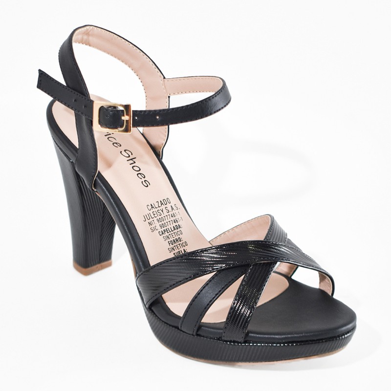 Price Shoes Tacones Elegantes Mujer 542903NEGRO