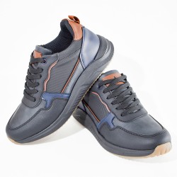 Sky Walk Tenis urbanos de moda para hombre 663140635NEGRO