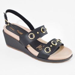Price Shoes Sandalias Elegantes Mujer 4424002NEGRO