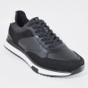 Sky Walk Tenis Casuales de Cuero para Hombre 663106SNEKERSNEGRO