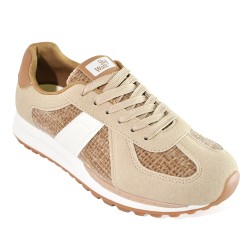 Sky Walk Tenis urbanos de moda para mujer 622PSTP4003CAMEL