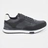 Sky Walk Tenis Casuales de Cuero para Hombre 663106SNEKERSNEGRO