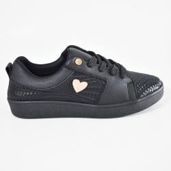 Price Shoes Tenis urbanos de moda para mujer 582413NEGRO