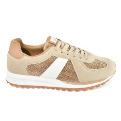 Sky Walk Tenis urbanos de moda para mujer 622PSTP4003CAMEL