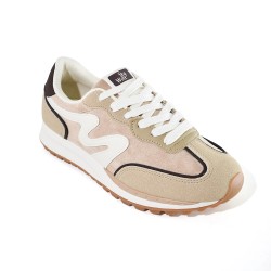 Sky Walk Tenis urbanos de moda para mujer 622PSTP4002BEIGE