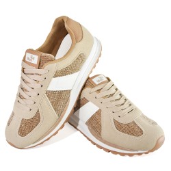 Sky Walk Tenis urbanos de moda para mujer 622PSTP4003CAMEL