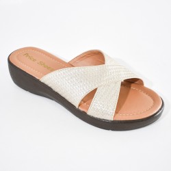 Price Shoes Sandalias casual mujer 862M-10CHAMPANA