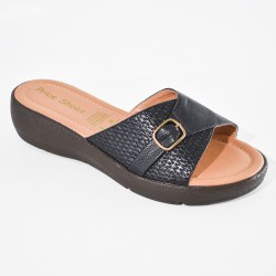 Price Shoes Sandalias casuales para mujer 862M-05NEGRO