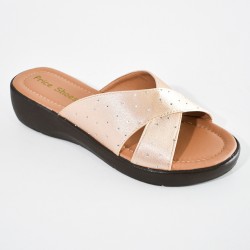Price Shoes Sandalias casual mujer plataforma 862M-10OROROSA