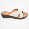 Price Shoes Sandalias casual mujer 862M-10CHAMPANA