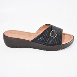 Price Shoes Sandalias casuales para mujer 862M-05NEGRO