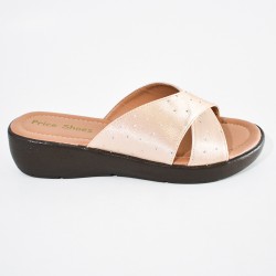 Price Shoes Sandalias casual mujer plataforma 862M-10OROROSA