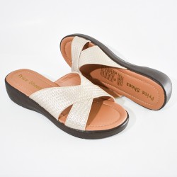 Price Shoes Sandalias casual mujer 862M-10CHAMPANA