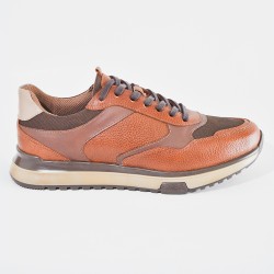Sky Walk Tenis Casuales de Cuero para Hombre 663106SNEKERSMIEL