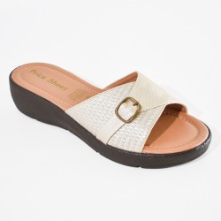Price Shoes Sandalias casuales para mujer 862M-05CHAMPANA