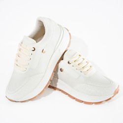 Price Shoes Tenis urbanos de moda para mujer 282M-549TALCO